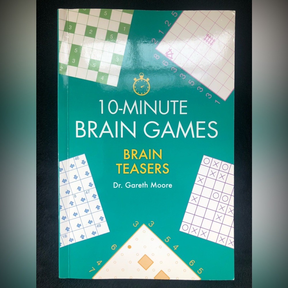 10-Minute Brain Games : Brain Teasers Dr. Gareth Moore (2022, Trade Paperback)